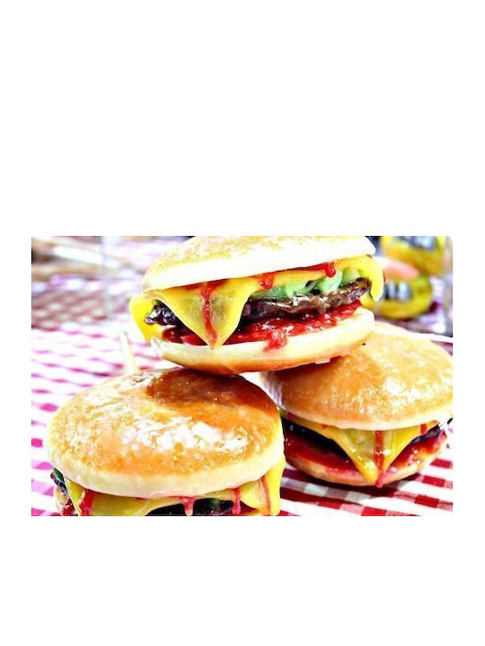 Osterkerze Handgefertigt Burger 10Stück Beige