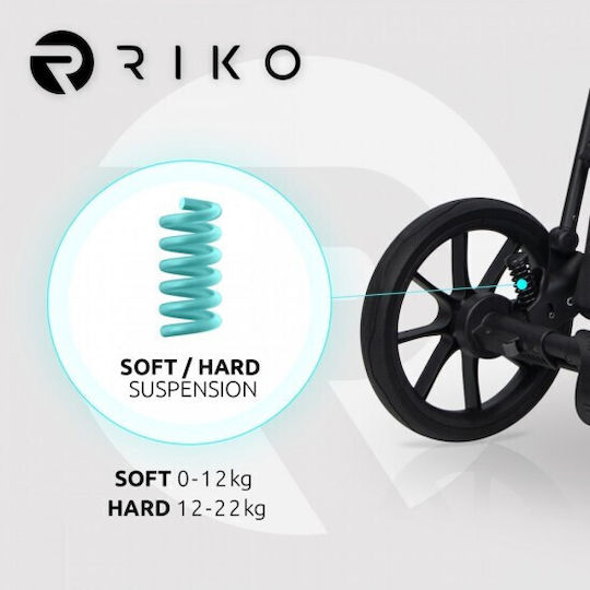 Riko Velar Up Adjustable 2 in 1 Baby Stroller Suitable for Newborn Nude 01 9.2kg