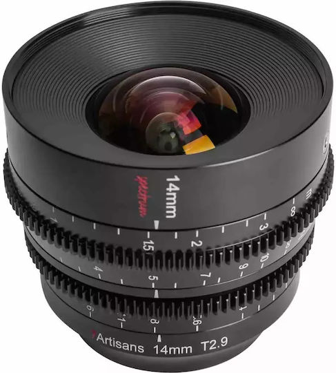 7artisans Full Frame Camera Lens T2.9 Spectrum Fixed for Leica L Mount Black