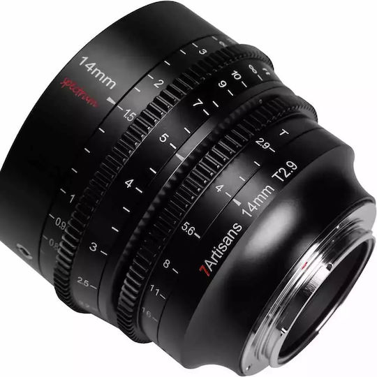 7artisans Full Frame Camera Lens T2.9 Spectrum Fixed for Leica L Mount Black