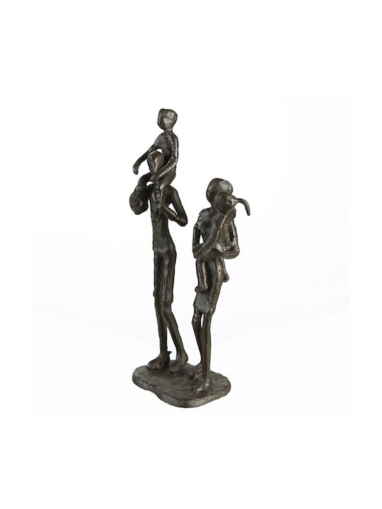 ArteLibre Διακοσμητική Φιγούρα από Μέταλλο Family 10x6x22cm