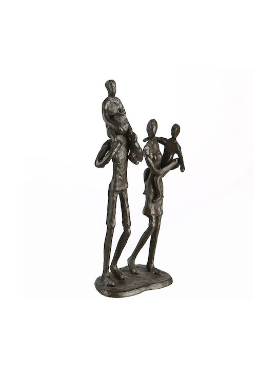 ArteLibre Διακοσμητική Φιγούρα από Μέταλλο Family 10x6x22cm
