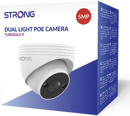 Strong TUR05DL0-P IP Surveillance Camera Full HD+ 5MP Waterproof with Microphone and Lens 2.8mm