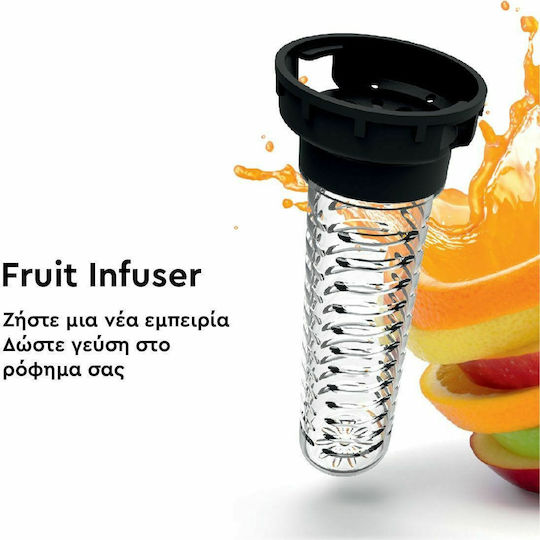 AlpinPro Fruit Infuser Ανταλλακτικό για Θερμός / Ψυγείο 350ml / 500ml από Πλαστικό Πορτοκαλί