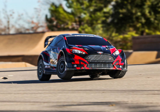 Traxxas Ford Fiesta ST Rally Τηλεκατευθυνόμενο Αυτοκίνητο 4WD Κόκκινο