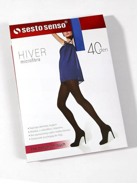 Rouxaki Women's Pantyhose Opaque 40 Den Gray