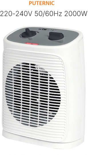 Clatronic Hl3800w Αερόθερμο Δωματίου Δαπέδου Λευκό 2000W