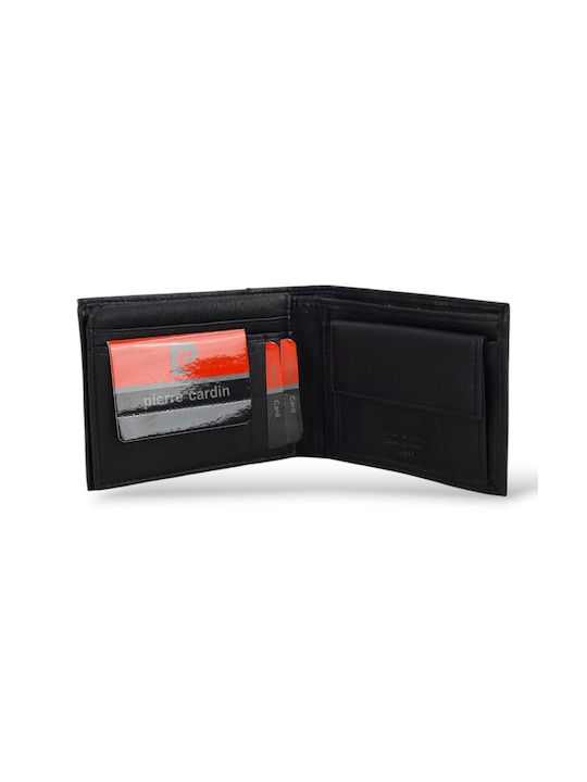 Pierre Cardin Men's Leather Wallet with RFID Black