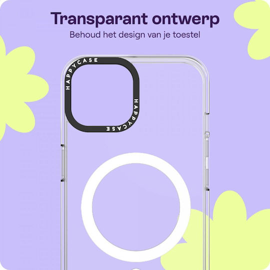HappyCase Задна корица Пластмаса Прозрачен (iPhone 14)