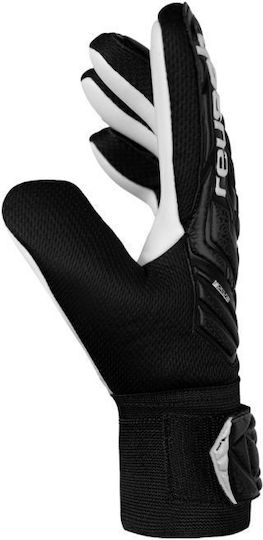 Reusch Attrakt Starter Solid Kids Goalkeeper Gloves Black