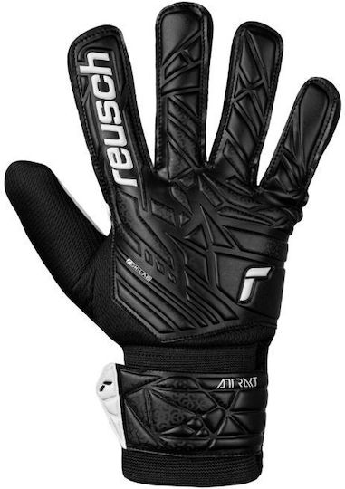 Reusch Attrakt Starter Solid Kids Goalkeeper Gloves Black