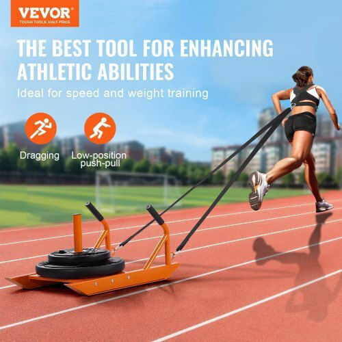 Vevor Weight Power Pull Push Sled Gym Strength Speed Training Sled Orange Lxqc12yctxdwmqyrzv0