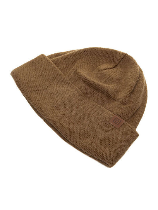 Beanie Ανδρικός Σκούφος Πλεκτός Honey