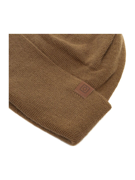 Beanie Ανδρικός Σκούφος Πλεκτός Honey