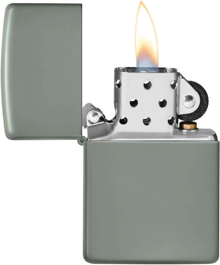 Zippo Klassisches Feuerzeug Flamme Sage