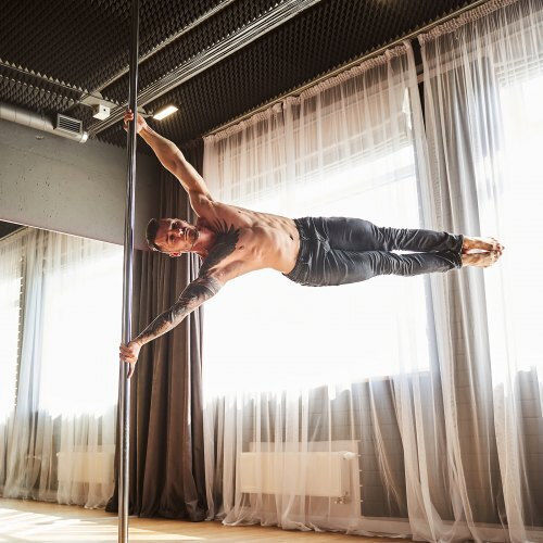 Vevor Στύλος Pole Dancing Ασημί