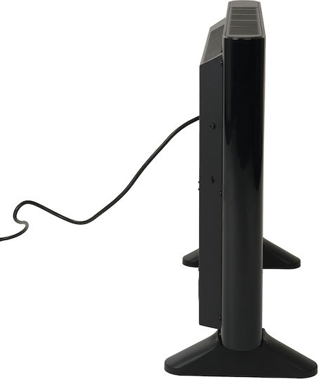 Eurom Konvektorheizung Boden 1000W mit elektronischem Thermostat 61.5x45.8cm Schwarz