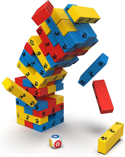 Επιτραπέζιο Παιχνίδι Paw Patrol Jumbling Tower για 2 Παίκτες 4+ Ετών (EN) Spin Master