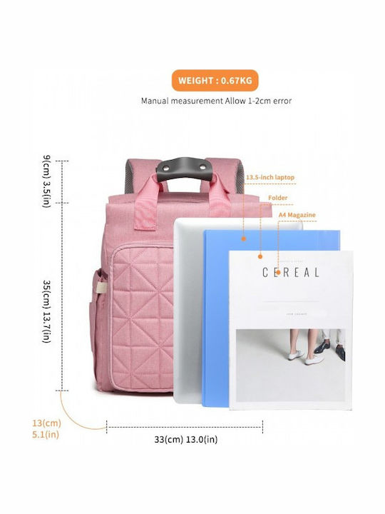 Miss Lulu Backpack Ροζ