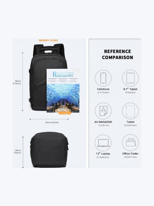 Miss Lulu Backpack Μαύρο