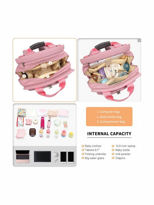 Miss Lulu Backpack Ροζ