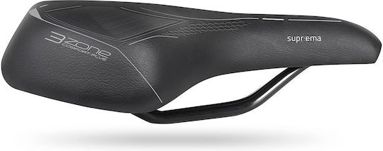 Selle Bassano Suprema Lady 3zone Black Bicycle Saddle City