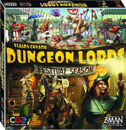 Επέκταση Παιχνιδιού Dungeon Lords: Festival Season για 2-4 Παίκτες 13+ Ετών (EN) Czech Games Edition