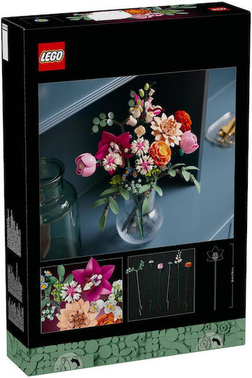 LEGO Botanical Collection Pretty Pink Flower Bouquet για 18+ Ετών 749τμχ
