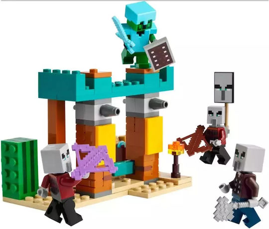 LEGO Minecraft The Illager Desert Patrol for Ages 7+ 105 Pieces