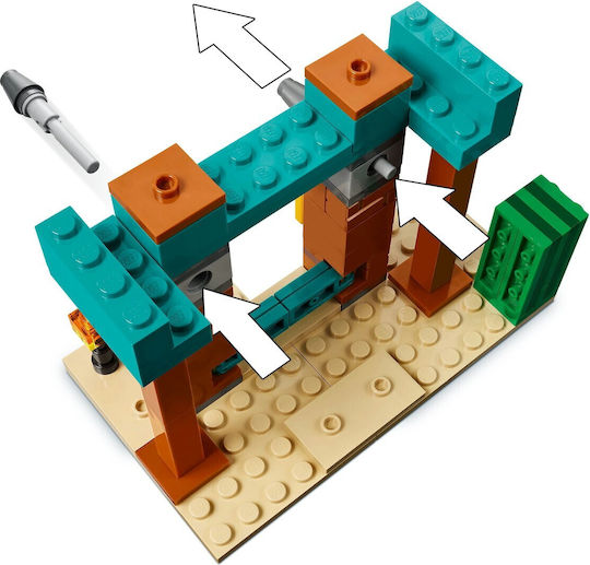 LEGO Minecraft The Illager Desert Patrol for Ages 7+ 105 Pieces
