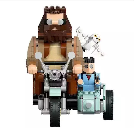 LEGO Harry Potter Harry Potter TM - Hagrid & Harry's Motorcycle Ride for Ages 9+ 617 Pieces