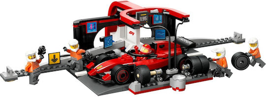 LEGO City F1 Pit Stop & Pit Crew with Ferrari Car for Ages 6+ 322 Pieces