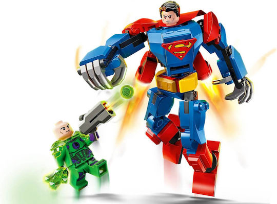 LEGO DC Super Heroes Superman Mech vs Lex Luthor for Ages 6+ 120 Pieces