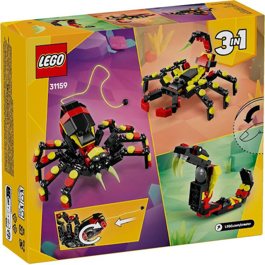 LEGO Lego Creator Wild Animals Surprising Spider Für 7+ Jahre 153 Stück