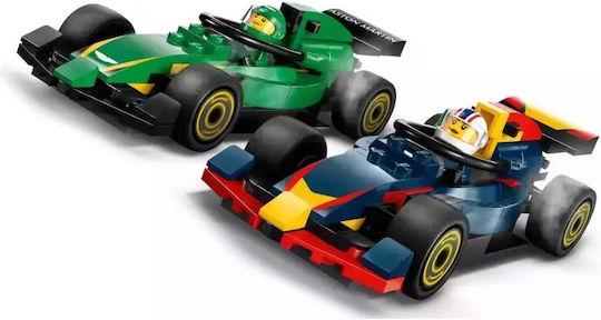 LEGO City F1® Lastwagen mit RB20 & AMR24 F1® Autos für 8+ Jahre 1086Stücke
