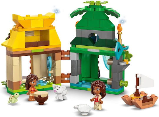 LEGO Disney Disney Princess - Distracție pe Insula Moana pentru 5+ Ani 175 Bucăți