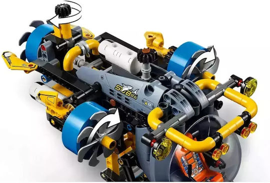 LEGO Technic Submarin de Cercetare Subacvatică pentru 9+ Ani 413 Piese