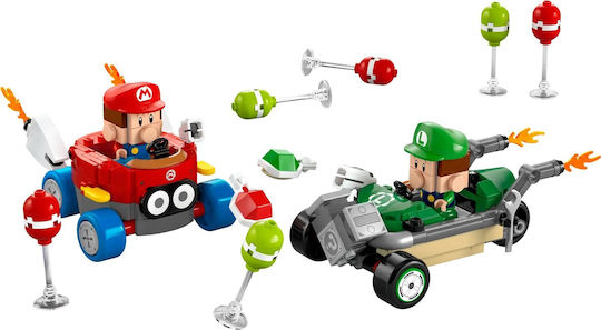 LEGO Super Mario Mario Kart Baby Mario срещу Baby Luigi за 8+ години 321 броя