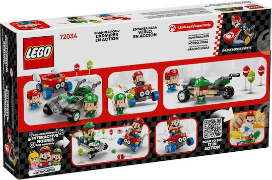 Lego Super Mario Mario Kart Baby Mario vs. Baby Luigi für 8+ Jahre 321Stück