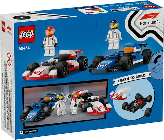 LEGO City F1® Williams Racing & Haas F1® Race Cars για 4+ Ετών 92τμχ