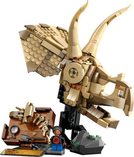 LEGO Jurassic World Fosile De Dinozaur Craniu De Triceratops Pentru 9+ Ani 468 Bucăți