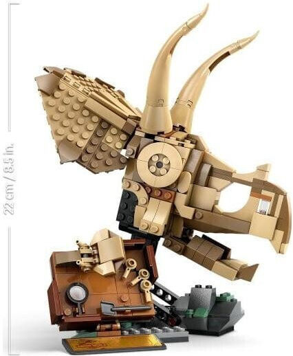 LEGO Jurassic World Fosile De Dinozaur Craniu De Triceratops Pentru 9+ Ani 468 Bucăți