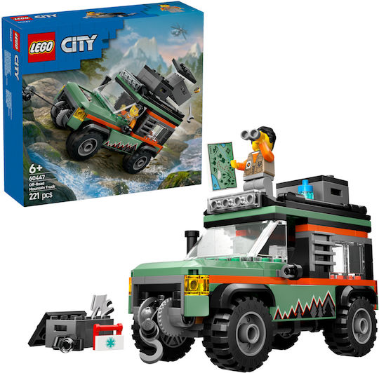 LEGO City Off-Road 4x4 Планински Камион за 6+ Години 221 Бройки