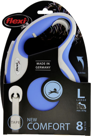 Flexi Klappbar Hundeleine/Hundeführer Riemen Leash in Beige Farbe 8m bis 50kg