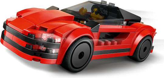 LEGO City Mașină Sport Roșie Pentru 5+ Ani 109 Bucăți
