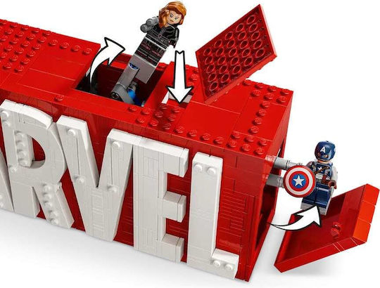 LEGO Marvel Super Heroes MARVEL Logo & Minifigures for Ages 12+ 931 Pieces