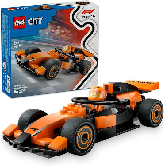 City F1® Fahrer Mit Mclaren Rennwagen Für 6+ Jahre 86 Stück