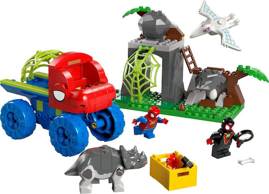 LEGO Marvel Team Spidey Dino Crawler Rescue Pentru 4+ Ani 136 Bucăți