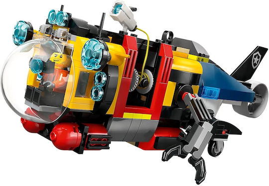 LEGO Lego-Stadt Hubschrauber Feuerwehrauto und U-Boot für 7+ Jahre 874 Stück