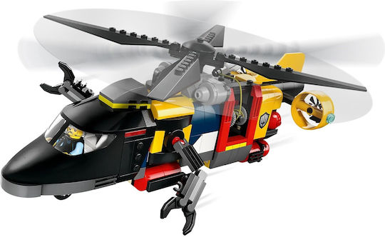 LEGO Lego-Stadt Hubschrauber Feuerwehrauto und U-Boot für 7+ Jahre 874 Stück
